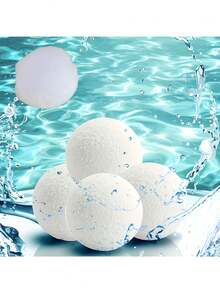 Bolas de limpieza para piscina - de absorción rápida, alta eficiencia, esponjas reutilizables para frotar spa y jacuzzi, adecuadas para sistemas de filtración de arena, diseño de superficie texturizada duradera, esenciales para el mantenimiento de piscina y spa. - Bolas de esponja descalcificadoras - Ver 6