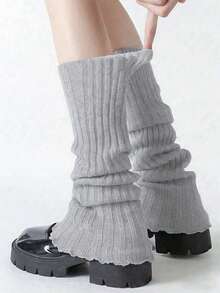 Women's Knit Leg Warmers, 10+ Colors, Ribbed Slouchy Boot Socks, Soft & Warm Leg Covers - Multicolor - View 15