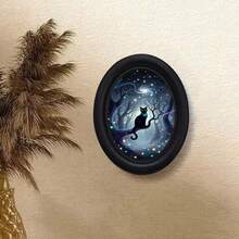 1pc Black 3D Photo Frame, Replaceable Photo, No Drilling Required, Multiple Patterns, Vibrant Colors, Vintage, Bohemian, Farmhouse, Gothic And Other Styles, Suitable For Home Decor, Office Decor And Also A Great Gift Choice - 12 - View 7