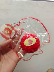 2026-SQUISHY-1件 縫製草莓捏捏樂玩具－慢回彈紓壓捏捏玩具－新款水果紓壓捏捏玩具－創意禮物，適合送給朋友、生日禮物、節日禮物、聖誕禮物、禮品、贈品，高品質捏捏樂玩具 - 彩色 - 查看 16