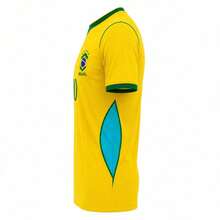 Brazil Cup T-Shirt, Traditional Yellow, Embroidered, 2026 - 黃色 - 查看 4