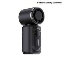 Portable Handheld Clip-On Fan 3-In-1, USB Rechargeable 3000mAh Battery, 5-Speed Wind, 180° Angle Adjustment, Cooling Fan For Travel And Office - 卡片夾式 - 查看 11