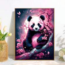 1 Buah Kit Lukisan Berlian 5D DIY Pola Panda - Seni Mosaik Berlian Bulat Penuh, Dekorasi Dinding Rumah, Tanpa Bingkai - Tanpa Bingkai - View 3