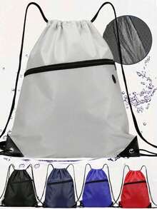 Large Capacity Waterproof Drawstring Backpack, Dry-Wet Separation Design - Lightweight Waterproof Drawstring Backpack - Quick-Dry Multi-Function - Multicolor - View 10