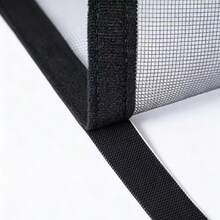 Black YOKIO Mosquito Window Screen, Self-Adhesive Window Screen, Insect-Proof Mesh | Transparent Mesh, Mosquito Net, Window Screen With 2cm Adhesive Tape, Easy To Install Yourself - Screen Windows - View 6