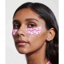 Faded Under Eye Masks - Rejuvenating Skincare For Enhanced Skin Tone And Hydration Arbutin Caffeine Firming Eye Cream Skin Care Product - Classic Pink (18 pairs) - 查看 2
