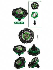 1 pieza Nuevo Lanzamiento Serie X Defensiva Multi-Estilo Peonza de Aleación de Batalla Juguete Fidget (Requiere Ensamblaje Propio) - Multicolor - Ver 21