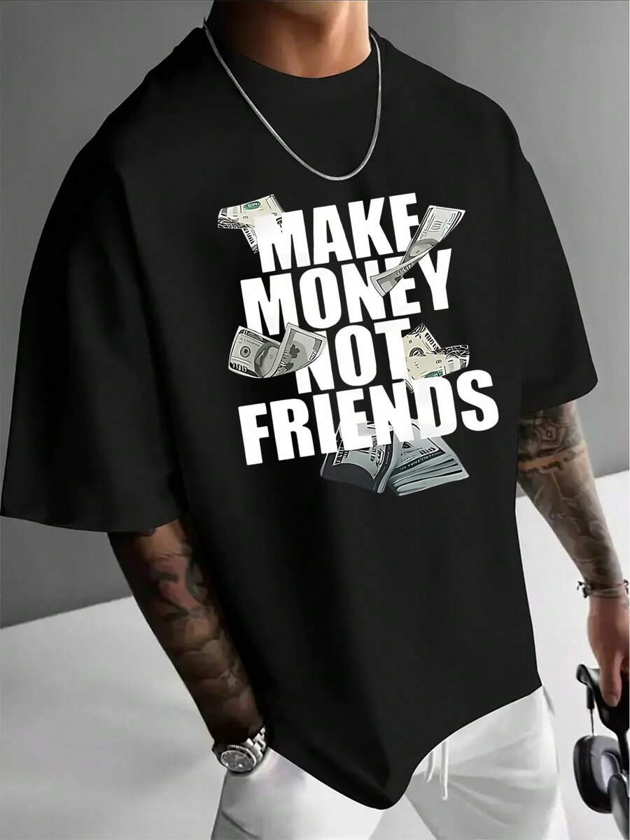 Men T-Shirts - Black - View 1