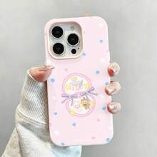 Tema mágico del conejito Crazytutu rosafunda de teléfono Fundas compatibles con ,Apple,VIVO,OPPO,,, y Honor.Fabricadas en silicona TPU,ofrecen protección contra golpes y caídas. - Rosa - Ver 1