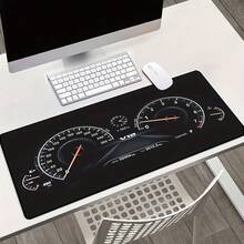 1pc With Car Dashboard Pattern Design Extra Large Durable Mouse Pad / Gaming Mouse Pad / Office Mouse Pad / Laptop Keyboard Pad / Desk Pad - Precision Stitched Edges, Non-Slip Rubber Base, Multiple Sizes Available. - Mouse Pad - View 6