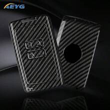 Carbon Fiber Style ABS Car Key Fob Cover, Protective Key Shell Fit For Renault Koleos Kadjar Megane Talisman Captur Espace Clio 2016-2023 & Dacia Duster 2023 - Renault a - View 1