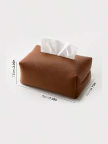 Nordic Light Luxury Style Tissue Box, Imitation Leather Napkin Storage Box, Tissue Decoration Bag, Waterproof, Multi-Purpose, Exquisite And Fashionable, Easy To Maintain, Upgraded Large Capacity - Multicolor - View 12