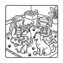 女孩時刻：可愛簡約青少年著色本，24頁，簡單線條著色，放鬆休息時間，女性禮物，返校季、萬聖節、感恩節禮物，房間裝飾，7.9x7.9英吋，附紙墊 - 舒適時刻 - 查看 4