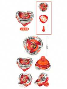 1 pieza Nuevo Lanzamiento Serie X Defensiva Multi-Estilo Peonza de Aleación de Batalla Juguete Fidget (Requiere Ensamblaje Propio) - Multicolor - Ver 24