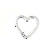 Stainless Steel Heart-Shaped Spring Clip & Strap, 360° Rotatable Ultra-Thin Metal Plate, Suitable For Phone Lanyard, Multifunctional Phone Accessory - Multicolor - View 16