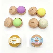 1/4pcs Soft Stress Relief Toy, Colorful Dumpling Shaped Squeeze Ball, Sensory Fidget Toy, Squeeze Dough Stress Relief Hand Toy, Elastic Desktop Toy With Steam Machine, Game And Party Favor, Suitable As Gift Or Party Favor - View 11
