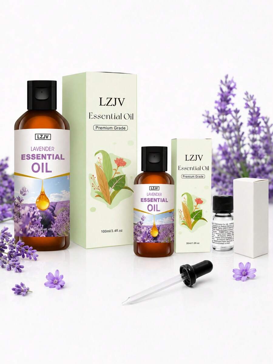 100ml/3.4oz, 30ml/1.0oz, 薰衣草精油,適用於擴香器、加濕器、手工皂/蠟燭製作、通用用途,理想禮物 - 薰衣草香薰精油 - 查看 1