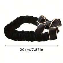 1pc Solid Color Plush Car Rearview Mirror Cover, DIY Car Interior Decoration Protective Sleeve With Bow - A - View 10