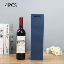 20/10入紅酒禮品袋，帶手把紅酒提袋，大容量適合裝酒瓶，長方形酒瓶袋，適用於生日、畢業典禮、婚禮、母親節及其他節日禮物 - 禮品袋 - 查看 18