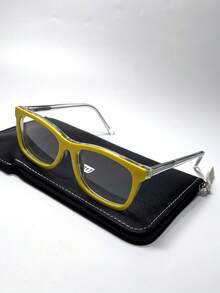 1 Set Gafas de Lente Liso 5-En-1 Dopamina Multicolor Patrón Geométrico Bloque de Color Patchwork Casual Bohemio Vintage Fiesta Calle Lindo Elegante PC (Policarbonato) Todo Estilo Nuevo Decorativo Marco de Moda Marco de Inserción TR Gafas Marco de Lente Magnético Multicolor Intercambiable de Moda Marco de Lente Liso Decorativo Marco de Gafas Sensación Premium Conveniente Estilo de Color Reemplazo (1 Marco + 5 Lentes Magnéticos) Gafas Clip-On para Mujer - Multicolor - Ver 8
