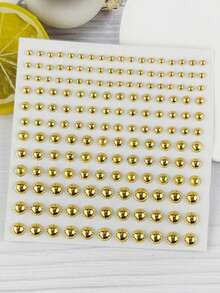1pc Y2K Punk Vibes: Easy To Stick Rhinestone Stickers, Perfect For Instant Party Makeover - Eye, Nose And Ear Accessories Suitable For Women And Girls Halloween - Multicolor - View 11