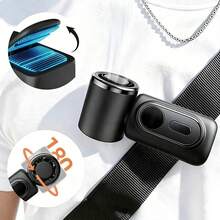 Portable Handheld Clip-On Fan 3-In-1, USB Rechargeable 3000mAh Battery, 5-Speed Wind, 180° Angle Adjustment, Cooling Fan For Travel And Office - 卡片夾式 - 查看 4