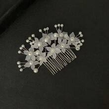 1pc Elegant Iron Hair Comb Bridal Wedding Hair Accessory For All Seasons - Color - View 5