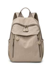 Daily Backpack | Travel Aesthetic Panoramic Multi-Pocket Storage System * Wide Strap Comfortable Design, Unlock Absolute Visual Gear Set For Daily, Commuting And Short Trips. The Entire Series Comes With Adjustable Wide Strap/Mesh Back Straps/Top Handle/Dual Handles - Multicolor - View 12