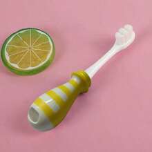 Anti-Choking, Anti-Bacterial Soft Bristle Cartoon Toothbrush, Premium - Multicolor - View 10