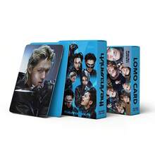 55张成员照片卡及贴纸套装，限量版，包含Jungwon、Heeseung、Jay、Jake、Sunghoon、Sunoo、Ni-Ki，FATE: UNLEASH 和 DIMENSION: DILEMMA 专辑周边收藏品，全球粉丝专属礼盒 - 彩色 - 查看 11