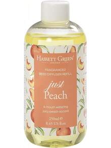 Hassett Green London - Just Cherry - Fragrance Oil Reed Diffuser Refill - Larger Size 250ml Bottle KP1Q - Just Peach - View 7