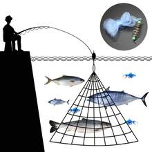 Juego de 20PCS~1 pieza Red de Pesca, Red de Pesca Multi-Especificación 3#/5#/7#/9#/13#, Red Trampa, Red Luminosa, Equipo de Pesca, Red Pegajosa sin Anzuelo, Dispositivo de Pesca Explosiva, Red de Pesca, Herramienta para Capturar Peces, Trampa de Pesca Diseñada, Red de Lanzamiento de Agua Poco Profunda con Resorte de Cobre, Multi-Especificación Disponible, Reutilizable. Pesca Fácil, Herramienta de Pesca Esencial para Principiantes/Pescadores Experimentados. Captura Fácilmente Peces (Carpa de Hierba, Carpa Crucian, Camarón de Río, Cangrejo, Tortuga y Otros Productos Acuáticos), Adecuado para Varios Cuerpos de Agua (Ríos, Lagos, Agua de Mar, Etc.), Compatible con Cañas de Pesca (Caña de Mar, Caña de Mano, Caña de Señuelo, Etc.) - Multicolor - Ver 13