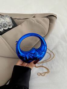 New Acrylic Mini Bag Fashion Evening Bag Chain Shoulder Crossbody Bag - Blue - View 11