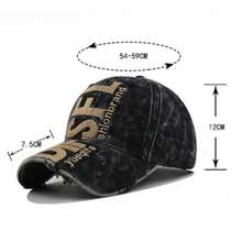 Men's Vintage-Style Cap - Loose Fit With Large Lettering , Urban Outdoor Hat, Casual And Stylish - 04 - View 4