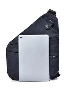 Men's Anti-Theft Crossbody Bag, Lightweight Backpack Chest Bag, Large Capacity Casual Shoulder Bag, Suitable For Travel, Business Trip And Daily Use - Multicolor - View 4