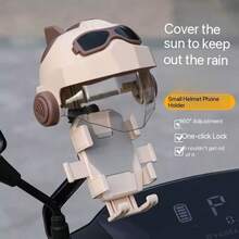 Universal Hooded Bicycle Phone Holder, 360° Rotation, Hands-Free, Suitable For Motorcycle, Electric Bicycle, Off-Road Vehicle, Cruiser, Scooter And Jogging Stroller Phone Navigation System Mirror Flip + Shock Absorption Anti-Vibration Electric Vehicle Phone Holder New Anti-Vibration Anti-Shake Cycling Electric Motorcycle Delivery Rider Navigation Holder - Multiple Styles - View 14