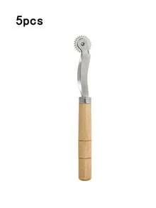 2026 DIY 手作必備金屬滾輪打孔壓痕工具，耐用木柄，2合1穿孔與折疊工具，適用於紙板回收手工專案，實現均勻彎曲與折疊 - A - 查看 11