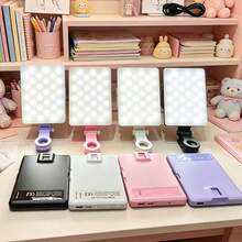 1個 60 LED 自拍環形燈，3合1可調光（日光/暖白），Type-C 5V充電式，適用於攝影、線上會議、手機、相機、筆記型電腦、視訊會議 - LED大補光燈 - 查看 5