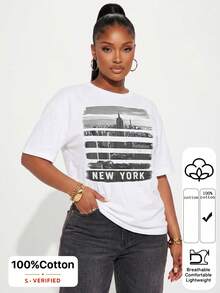 Women T-Shirts - 白色 7 - 查看 1