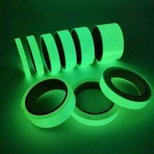 1pc Glow In The Dark Tape Fluorescent Sticker, DIY Glow In The Dark Set, Random Style Sent, (3m/5m/10m Length) Wide Application, Random Style Sent, Glows At Night Suitable For Birthday, Christmas, Valentine's Day, Halloween Party Gifts Random Style Suitable For Birthday, Holiday Gifts, Gift Bag Fillers And Christmas Stocking Fillers. - Multicolor - View 4