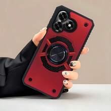 FUNDA USO RUDO CON ANILLO REFORZADO ANTIMPACTOS COMPATIBLE PARA VIVO X5C - ANILLO ROJO - Ver 5