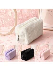 Makeup Bag Is Convenient For Going Out, With A Large Capacity, Cute And High-End Feeling. It Is A Small Three-Dimensional Non Collapsing Grooming Bag - Multicolor - View 3