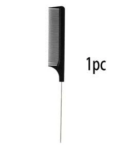 1 Buah Sisir Ekor Tikus Serat Karbon, Sisir Ekor Pintail Stainless Steel, Sisir Pemisah Rambut Tahan Panas untuk Mewarnai, Menyorot, dan Membagi Rambut, Alat Tata Rambut Profesional untuk Tukang Cukur, Perlengkapan Perjalanan Penting untuk Wanita dan Anak Perempuan Semua Jenis Rambut - / - View 11