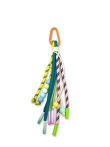 1pc Colorful Braided Rope Tassel Bag Charm, Macaron Beaded Keychain, Dopamine Style Decorative Pendant For Bags & Keys - Multicolor - View 11