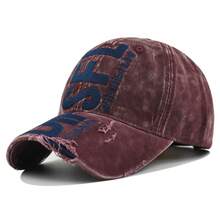 Men's Vintage-Style Cap - Loose Fit With Large Lettering , Urban Outdoor Hat, Casual And Stylish - 04 - View 3