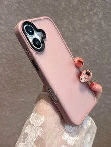 極簡階梯式相機鏡頭霧面硬殼壓克力材質粉色手機殼，適用於 iPhone 17 Pro Max/17 Pro/17 Air/17/16/16 Pro Max/16 Plus/16 Pro/16E/15/15 Pro Max/15 Pro/15 Plus/11/12/13/14 Pro Max/11 Pro Max/12 Pro/12 Pro Max/13 Pro/13 Pro Max/14 Pro/14 Pro Max，超硬超厚 - 粉色 - 查看 8