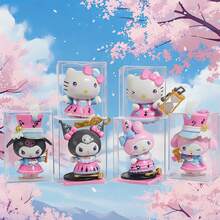 Time Melody 系列盲盒公仔附防塵展示盒，可愛玩具，桌面臥室裝飾，送給女孩子的最佳禮物 - 彩色 - 查看 2