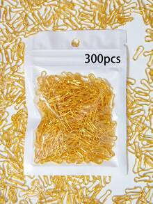 20/100/300/500pcs/組 珠寶連接件/開口連接件，用於珠寶連接，DIY珠寶製作配件 - 金色連接扣 - 查看 11