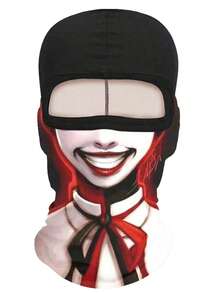 1件創意3D動物臉中性全臉防護頭罩，透氣防曬，適合四季，戶外跑步、騎單車、釣魚、徒步 - 款式Q - 查看 5