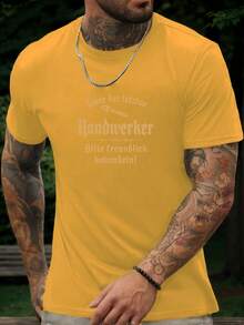 Men T-Shirts - 黑色 - 查看 6